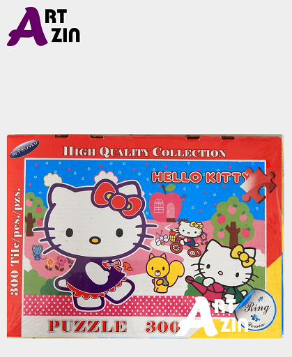 هدیه کودک پازل ۳۰۰ تکه هلو کیتی Hello Kitty